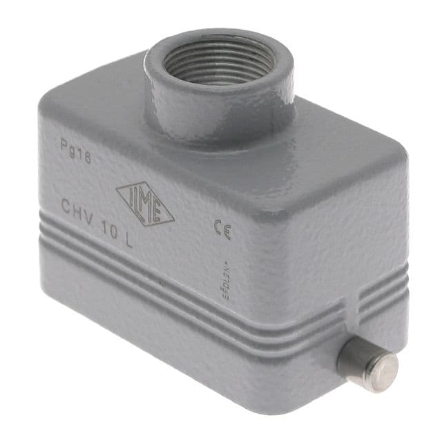 Mencom CHV-10L Standard, Rectangular Hood, size 57.27, 2 Pegs, Top PG16 cable entry CHV-10L on Applied Automation