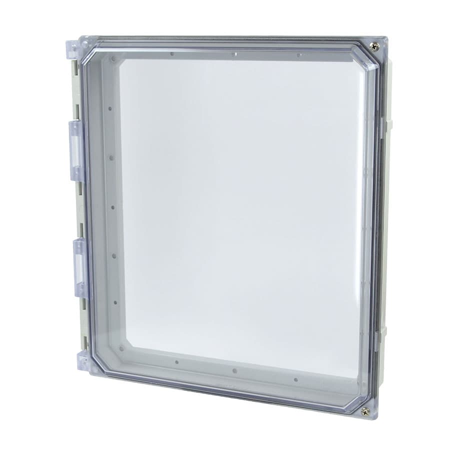 Allied Moulded Products AMHMI142CCH 14"x12" HMI Cover Kit with 2-screw hinged clear cover AMHMI142CCH on Applied Automation