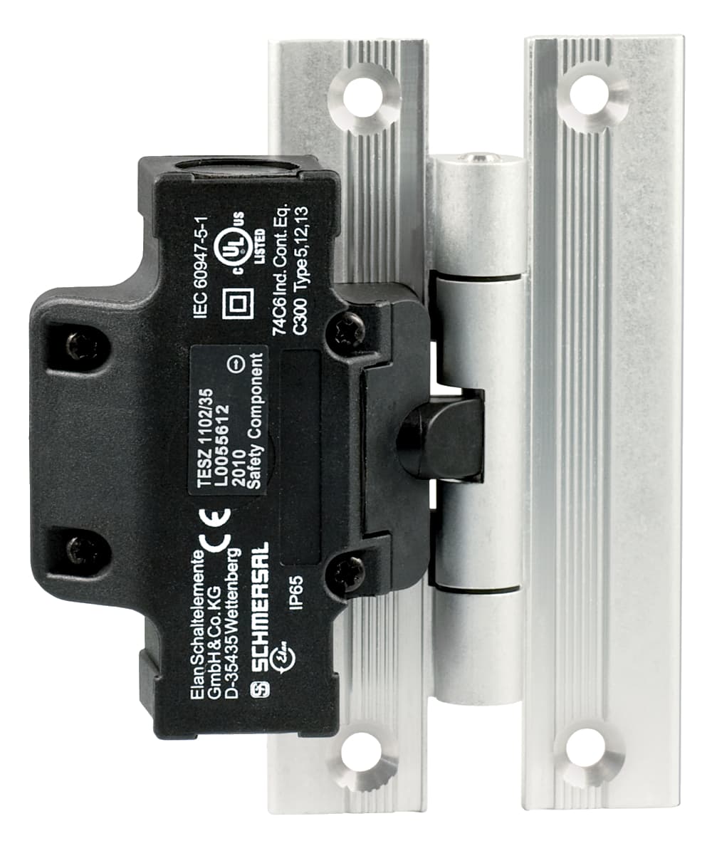 Schmersal TESZ1102/S/35 TESZ1102/S/35 Schmersal - Safety switch for hinged guards; Hinge safety switch; 2 cable entries M 20 x 1.5; Simple fitting, especially on 35 mm profiles; Thermoplastic enclosure; Double-insulated; Good resistance to oil and petroleum spirit; 111,5 mm x 92 mm x 36 mm TESZ1102/S/35 on Applied Automation