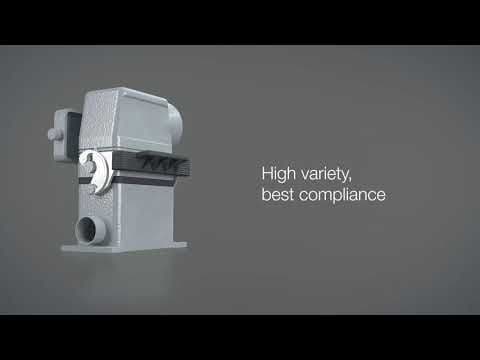 Mencom CIO-24.36 Standard, Inclined Hood, size 104.27, 4 Pegs, Side PG36 cable entry, High Construction CIO-24.36 on Applied Automation