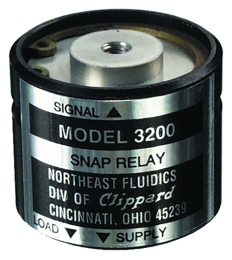Clippard 3200-A Snap Relay, 0.010” Orifice 3200-A on Applied Automation