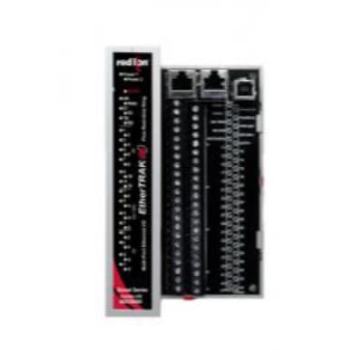 Red Lion E2-16ISOTC-D Red Lion E2-16ISOTC-D is a remote I/O controller designed for DIN rail mounting, suitable for operation in ambient air temperatures ranging from -40 to +75°C. It features 16 analog inputs that support a range of -250 to +250mV and are compatible with thermocouple types J, K, E, R, T, B, L, N, and S. This part of the EtherTRAK-2 series includes built-in self-resetting fuses for protection and is equipped with built-in I/Os. For connectivity, it offers 2 x RJ45 ports for Ethernet, a USB port, and a terminal block for RS-485, supporting a supply voltage of 10-30Vdc (12Vdc / 24Vdc). The E2-16ISOTC-D utilizes RS-485 Modbus and Ethernet communication protocols. E2-16ISOTC-D on Applied Automation