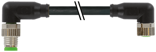 Murr Elektronik 7000-89431-6340750 7000-89431-6340750 Murrelektronik - M8 male 90° / M8 female 90° Ethercat Power, PUR 4x0.34 bk UL/CSA+drag chain 7,5m 7000-89431-6340750 on Applied Automation