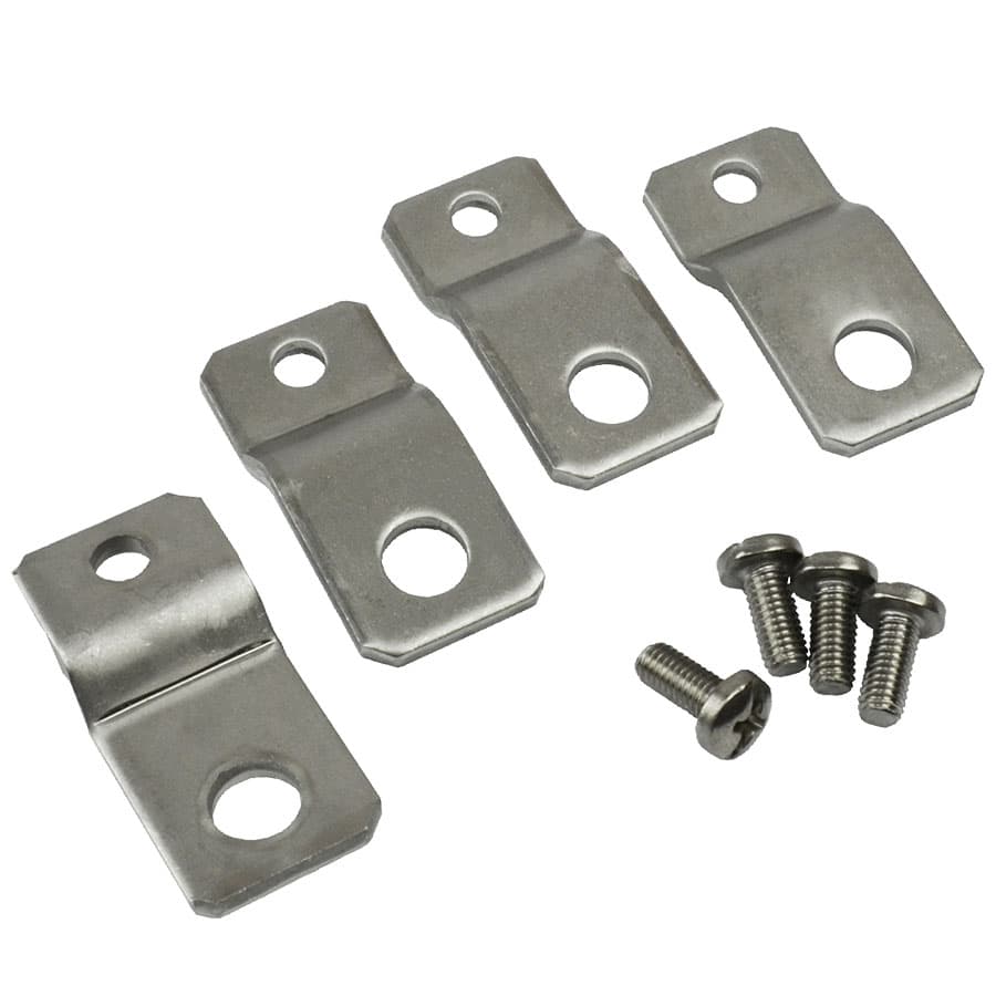 Allied Moulded Products AM4-NFS Stainless steel mounting foot/bracket kit for use with AM & AM-R Series enclosures 6"x6" through 20"x16" AM4-NFS on Applied Automation