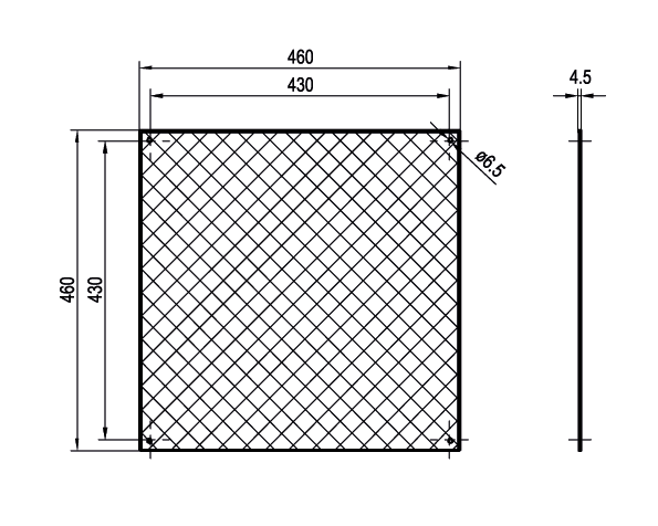 SensoPart 904-51565 904-51565 SENSOPART - Reflector for ranges up to 80 m, 460 x 460 x 4.5 mm, RL 460 904-51565 on Applied Automation