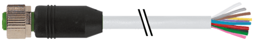 Murr Elektronik 7000-19041-3023000 7000-19041-3023000 Murrelektronik - M12 FEMALE 0°, PUR 12x0.25 GRAY, UL/CSA, ROBOT, drag ch 30m 7000-19041-3023000 on Applied Automation