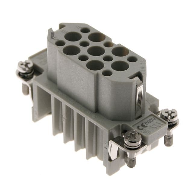 Mencom CDF-15 Standard, CD series, Female Rectangular Insert, size 49.16, 15 pin, 10 amp, Crimp CDF-15 on Applied Automation