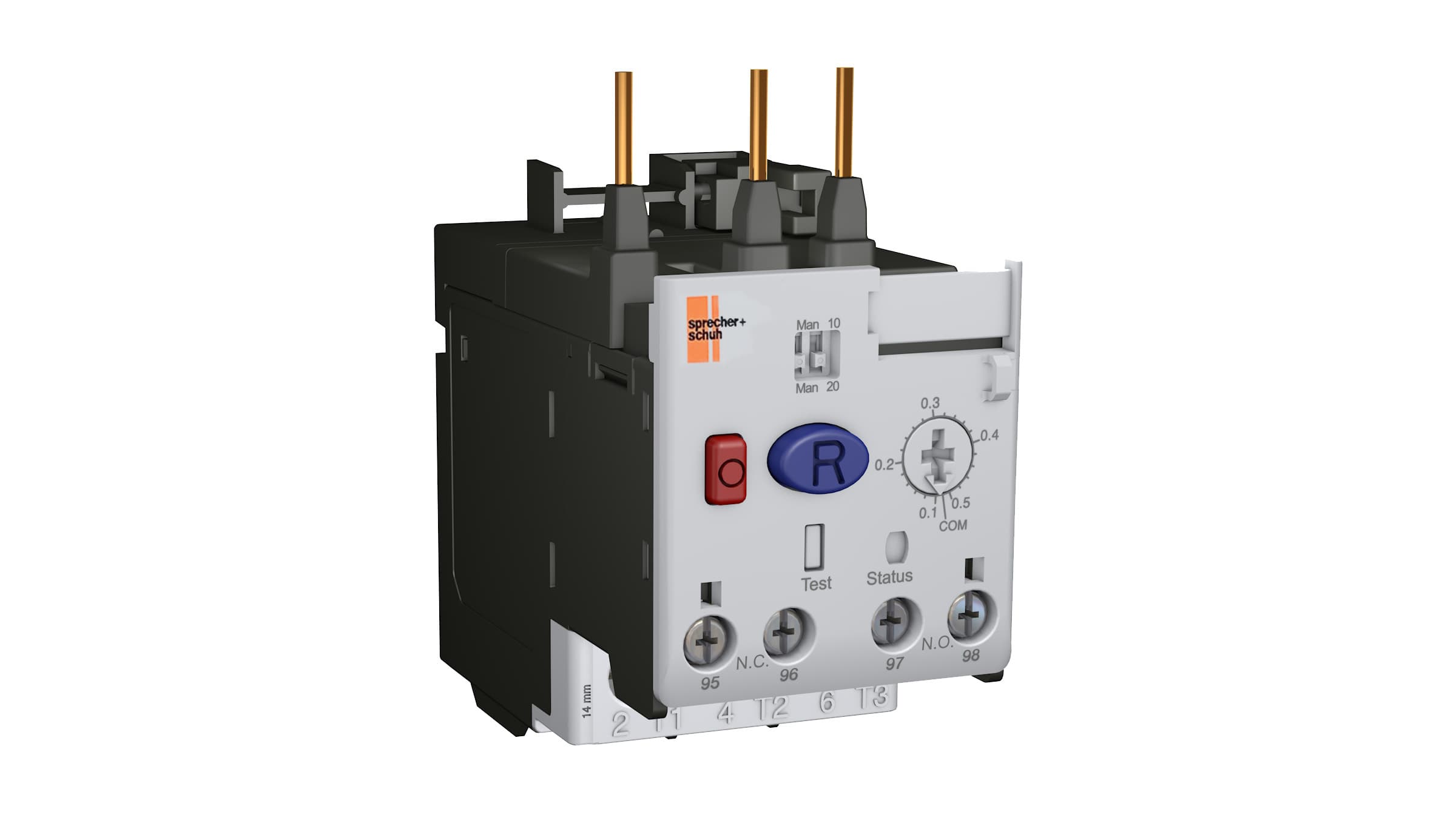 Sprecher + Schuh CEP7-1EEAB Sprecher + Schuh CEP7-1EEAB - CEP7 Solid State Overload Relay, Direct Mount for CA7-9 to 16, Manual Reset, 0.1-0.5 Amps, 1 or 3-Phase, Class 10/20 CEP7-1EEAB on Applied Automation