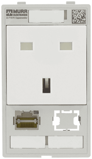 Murr Elektronik 4000-68000-4520001 4000-68000-4520001 Murrelektronik - MODLINK MSDD SINGLE COMBI INSERT GREAT BRITAIN, 1x RJ45 + 1x data cutout 4000-68000-4520001 on Applied Automation
