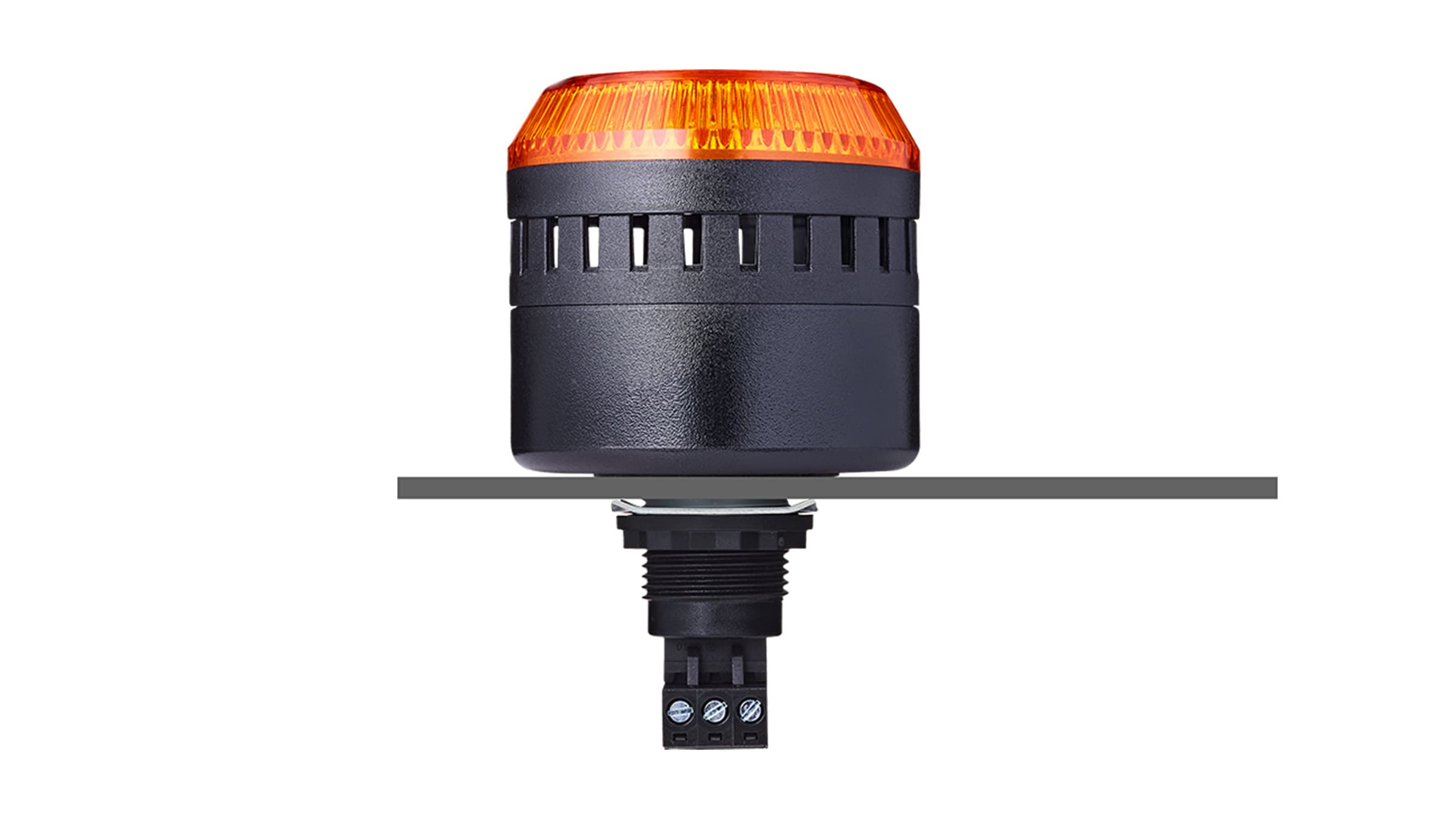 Sprecher + Schuh 814521405 Sprecher + Schuh 814521405 - EDG LED panel mount buzzer 24 V AC/DC amber, black 814521405 on Applied Automation