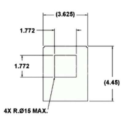 Red Lion PNL3F000 Integra PNL3F000 is a mounting plate made from galvanized steel, designed specifically to fit 14"x12" stainless steel enclosures. Part of the Standard Mounting Panels sub-range, it measures H12.25" x W10". The material used for this part is steel, ensuring compatibility and ease of installation within the specified enclosure dimensions. PNL3F000 on Applied Automation