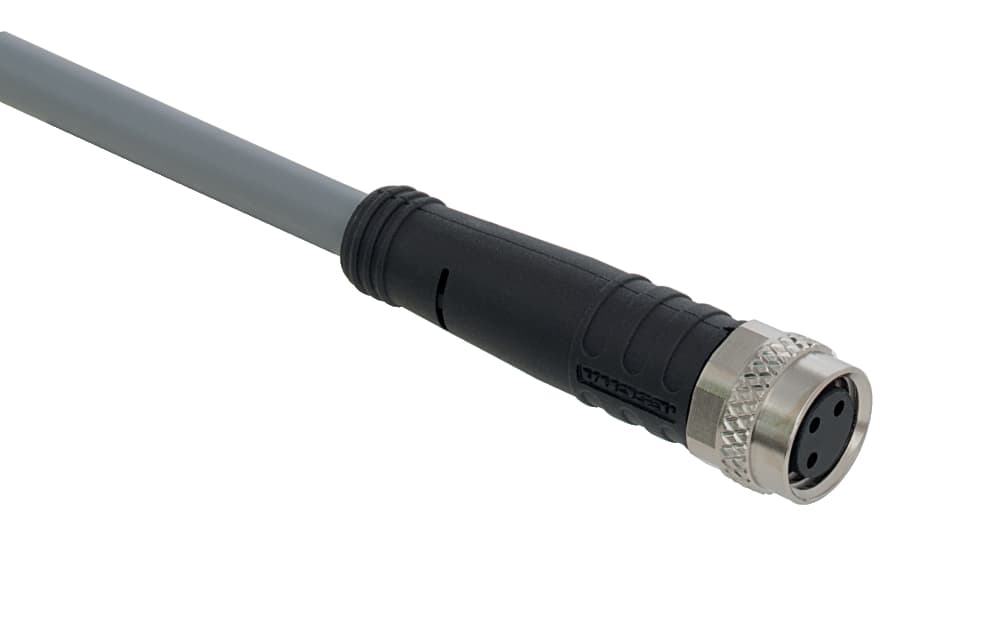 Schmersal A-K3P-M8-S-G-2M-GY-1-X-X-4 Pre-wired cable; M8; Pre-wired cable; 3-pole A-K3P-M8-S-G-2M-GY-1-X-X-4 on Applied Automation
