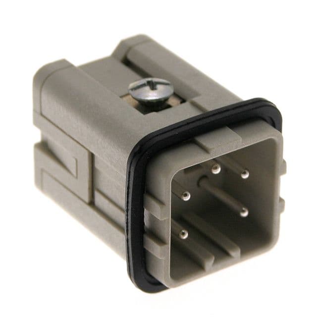 Mencom CKSM-04 Standard, CKS series, Male Rectangular Insert, size 21.21, 5 pin, 10 amp, Standard Spring CKSM-04 on Applied Automation