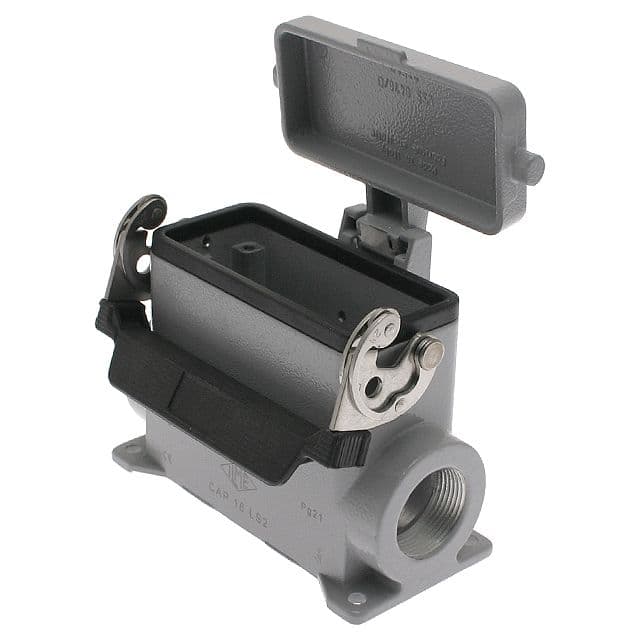 Mencom CAP-16LS2 Standard, Rectangular Base with cover, Single Latch, Surface mount, size 77.27, 2 Side PG21 cable entries, High Construction CAP-16LS2 on Applied Automation