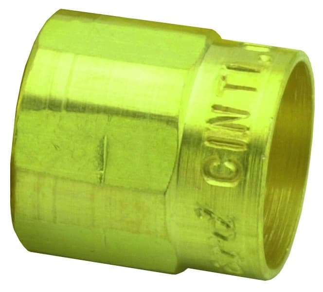 Clippard 5000-2-PKG Reusable Hose Clamp, Thread-On Type, Brass, Pack of 10, Installation- Slip sleeve over hose, push onto fitting, tighten screw into place with wrench., Use with 11765 Nitrile hose VYH1-0804-CLT and Clippard hose fittings. 5000-2-PKG on Applied Automation