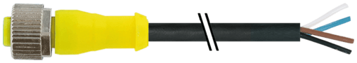 Murr Elektronik 7030-12221-6340750 7030-12221-6340750 Murrelektronik - M12 female 0° with cable AIDA, PUR 4x0.34 bk UL/CSA+drag chain 7.5m 7030-12221-6340750 on Applied Automation