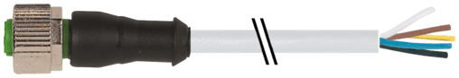 Murr Elektronik 7000-12241-2193000 7000-12241-2193000 Murrelektronik - M12 female 0° with cable, PVC 5x0.34 gy UL/CSA 15m 7000-12241-2193000 on Applied Automation