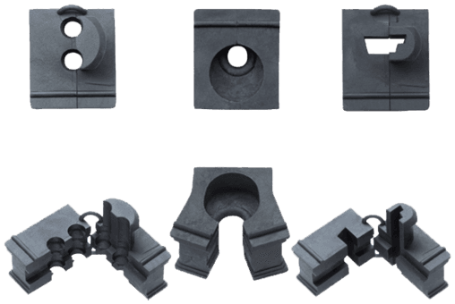 Murr Elektronik 4000-70503-0001060 4000-70503-0001060 Murrelektronik - MODLINK MSDD CABLE ENTRY SYSTEM, KDT/ZE 2x6 (Double grommet), Cable entry grommet f. 2 cables with 6mm diameter 4000-70503-0001060 on Applied Automation