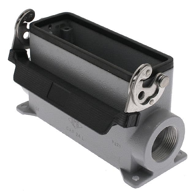 Mencom CAP-24L Standard, Rectangular Base, Single Latch, Surface mount, size 104.27, Side PG21 cable entry, High construction CAP-24L on Applied Automation