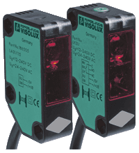 Pepperl + Fuchs LA31/LK31/16/25/31/115 Thru-beam sensor, 30 m detection range, red light, light on, sensitivity adjustment, AC/DC version, relais output, fixed cable, Cost-optimized series for standard tasks, Large construction with small housing, Highly visible LED, Version for universal volt LA31/LK31/16/25/31/115 on Applied Automation