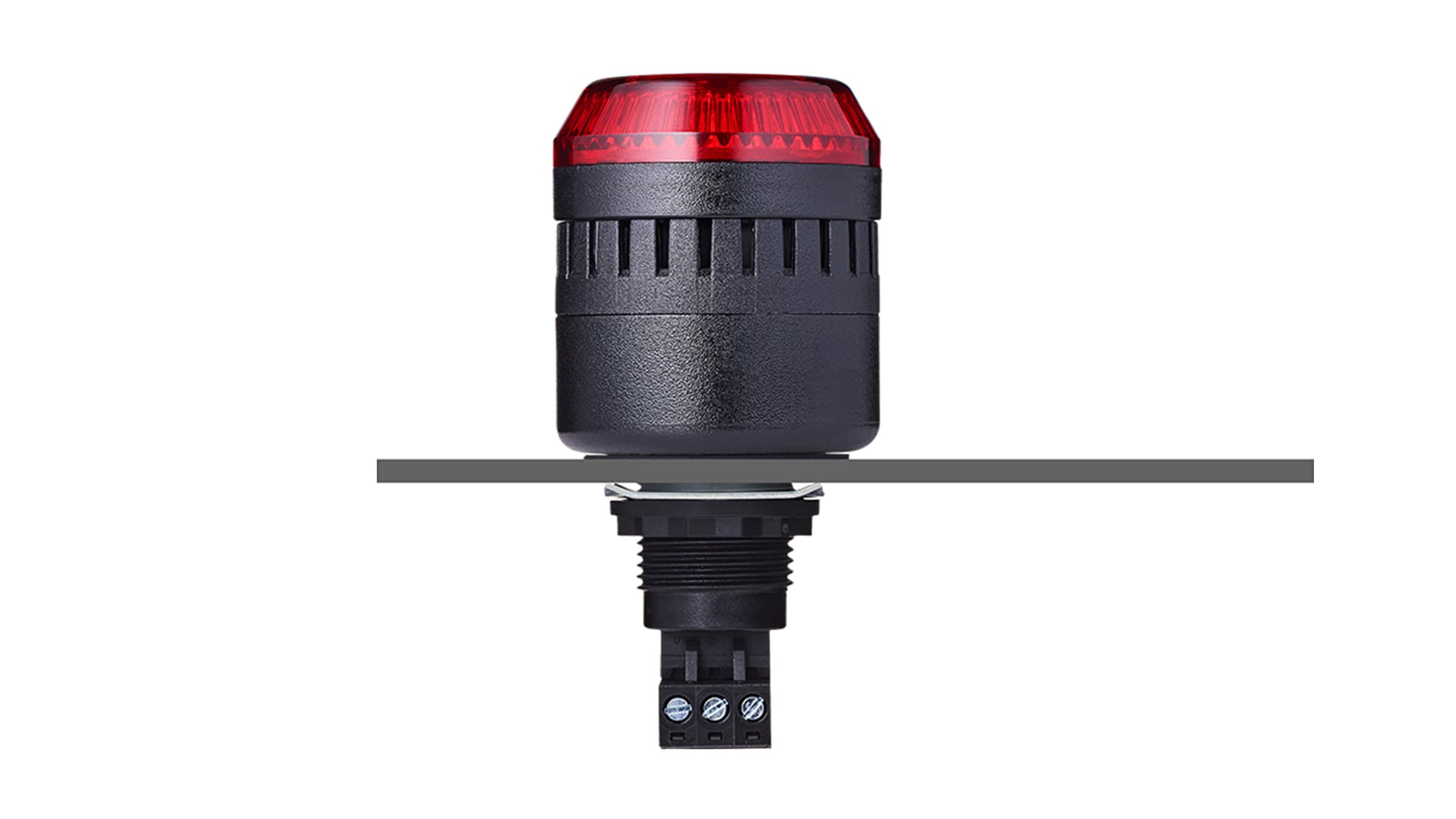 Sprecher + Schuh 813121310 Sprecher + Schuh 813121310 - EDM LED panel mount buzzer 110-120 V AC amber, grey 813121310 on Applied Automation