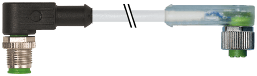 Murr Elektronik 7000-40401-2130030 7000-40401-2130030 Murrelektronik - M12 MALE 90° / M12 FEMALE 90° LED, PVC 3X0.34 GRAY, UL/CSA 0.3m 7000-40401-2130030 on Applied Automation
