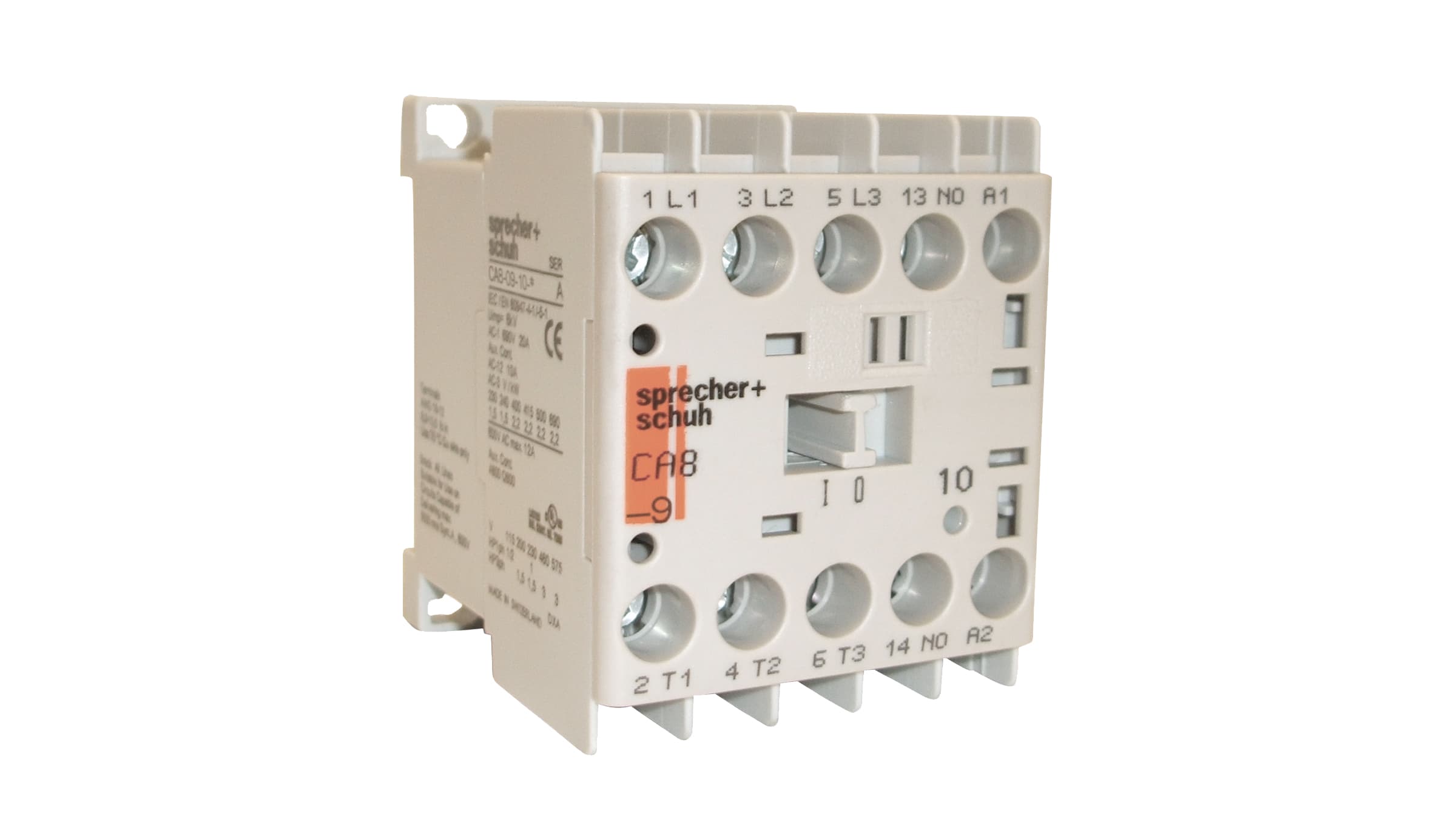 Sprecher + Schuh CA8-09-01-48Z Sprecher + Schuh CA8-09-01-48Z - CA8 Miniature Contactor, 9A, 48V 50/60Hz AC, 1NC CA8-09-01-48Z on Applied Automation