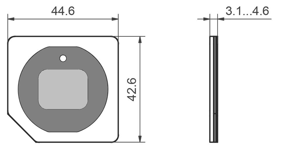 SensoPart 651-01003 651-01003 SENSOPART - Polarising filter panel for LPC Vxx, (100 % coverage), material: coated glass, LPF Vxx S1 651-01003 on Applied Automation