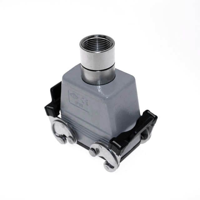 Mencom CAVT-10.5G Standard, Rectangular Hood, size 57.27, Double Latch with gasket, Top .75-NPT cable entry, High Construction CAVT-10.5G on Applied Automation