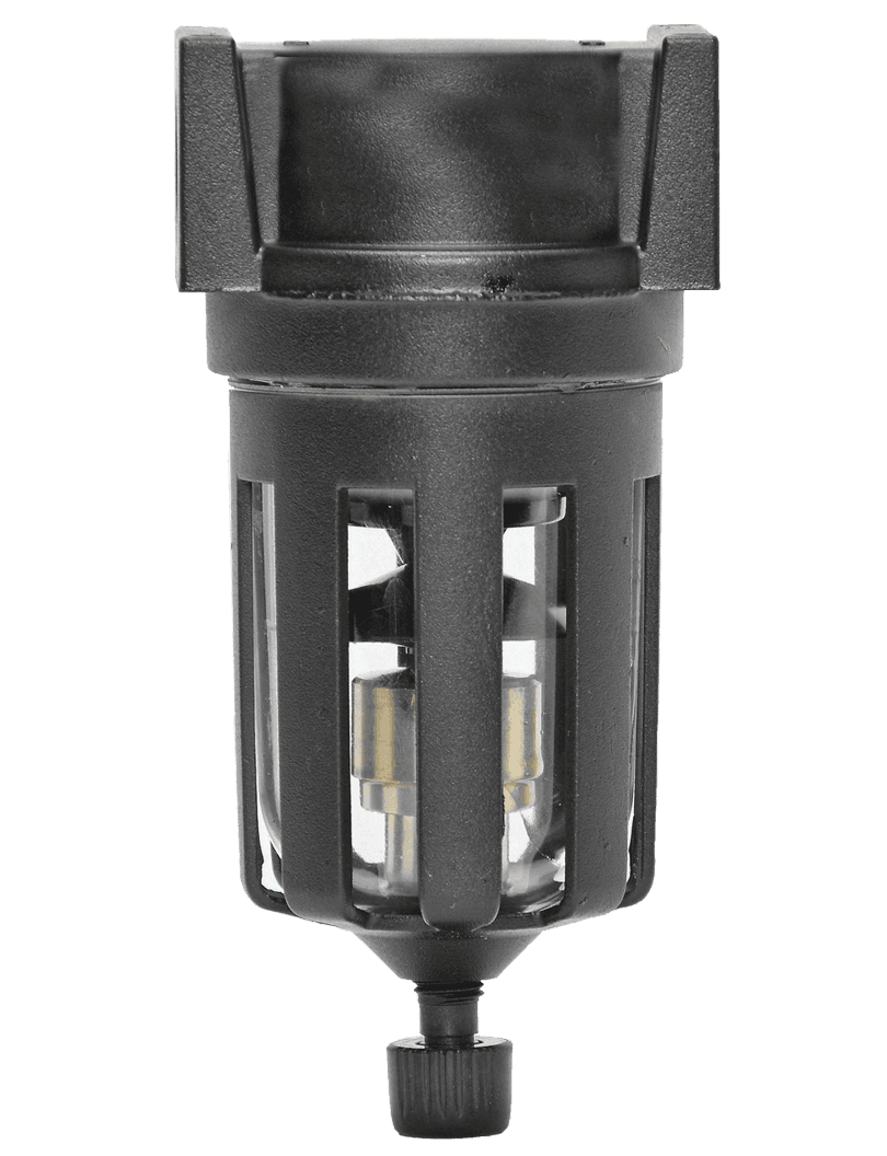 ROSS Controls 5012B2007 Filter Mid-Size Series, Manual Drain, Metal Bowl, 5 µm Polyethylene Filter, No Gauge, Threaded Ports 1/4" NPT 5012B2007 on Applied Automation