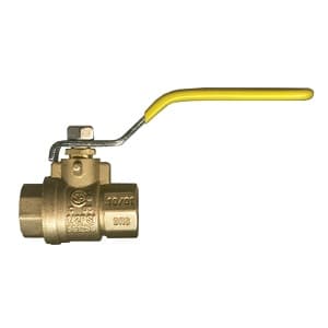 Fairview Fittings BV2103-H Valve, Ball; 1" FNPT Port; 2 Port - 2 Way; 2 Position; Hydraulic - Pneumatic; Hand Lever; 600 PSI WOG/150 PSI WSP; Brass BV2103-H on Applied Automation