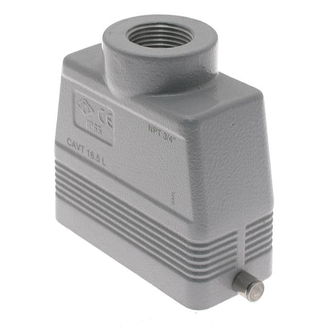 Mencom CAVT-16.5L Standard, Rectangular Hood, size 77.27, 2 Pegs, Top .75-NPT cable entry, High Construction CAVT-16.5L on Applied Automation