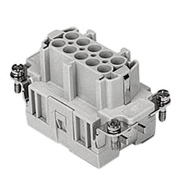 Mencom CMCEF-03 Standard, CMCE series, Female Rectangular Insert, size 57.27, 3 pin, 16 amp, Crimp CMCEF-03 on Applied Automation