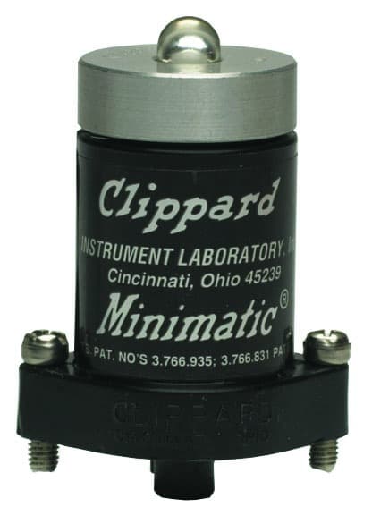 Clippard R-412 4-Way, 5-Ported, Memory Valve, Minimum Pilot Pressure: 20 psig, R-412 is a 4-way double piloted, fully ported, 2-position valve with a special air-retracted spring that will return the valve to a definite position when the input air is off. This R-412 on Applied Automation