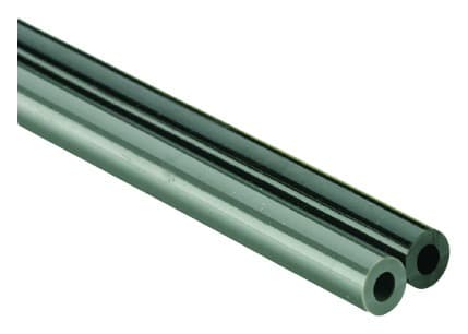 Clippard URH2-0804-01S-050 Polyurethane Hose, 1/4” OD-1/8” ID, Gray/Black, 50’ Roll, 85A Durometer, Flexible, Ideal for feeding supply in on one line and out on the other; reduces labor; makes neat assembly; may be parted with any sharp cutting edge URH2-0804-01S-050 on Applied Automation