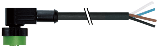 Murr Elektronik 7050-12341-6140750 7050-12341-6140750 Murrelektronik - MQ12 female 90° with cable, PVC 4x0.34 bk UL/CSA 7.5m 7050-12341-6140750 on Applied Automation
