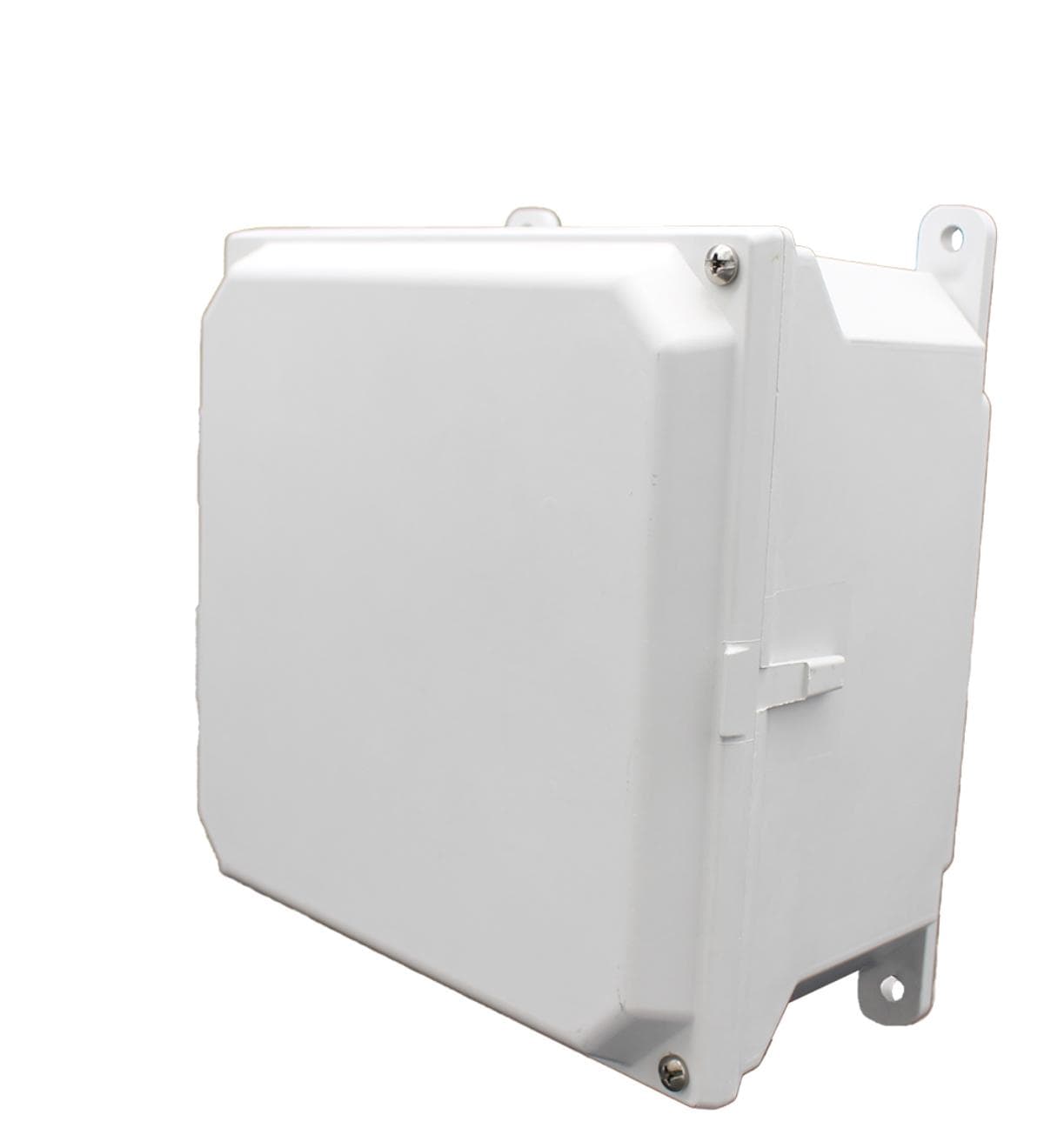 Allied Moulded Products AMU884H 8"x8"x4" ULTRALINE® fiberglass wall mount enclosure assembly with 2-screw hinged cover AMU884H on Applied Automation