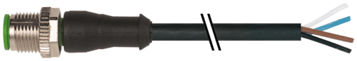 Murr Elektronik 7000-12021-6540100 7000-12021-6540100 Murrelektronik - M12 male 0° with cable, PUR 4x0.34 bk UL/CSA+robot+drag chain 1m 7000-12021-6540100 on Applied Automation