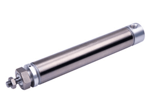 AirTAC NPB9/16X9SU AirTAC NPB9/16X9SU - Inch round line cylinder, double acting single rod, 9/16 inch Bore,9 inch Stroke, with magnet, #10-32UNF, Nose mount with side port NPB9/16X9SU on Applied Automation