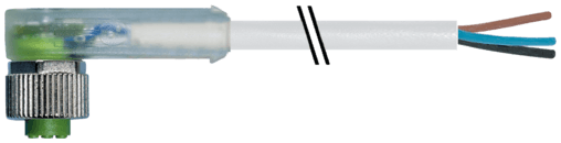Murr Elektronik 7000-12381-2330500 7000-12381-2330500 Murrelektronik - M12 FEMALE 90° LED, PUR 3X0.34 GRAY, UL/CSA, drag ch 5m 7000-12381-2330500 on Applied Automation