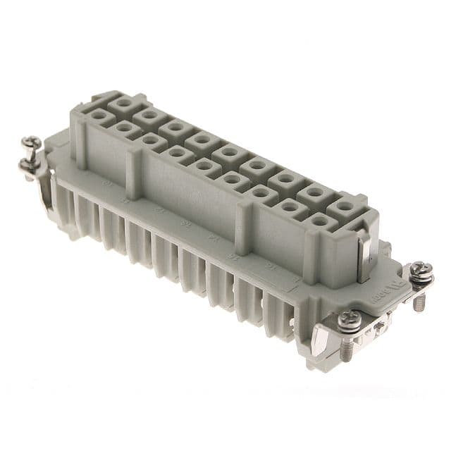 Mencom CMEF-16 Standard, CME series, Female Rectangular Insert, size 104.27, 16 pin, 16 amp, Screw CMEF-16 on Applied Automation