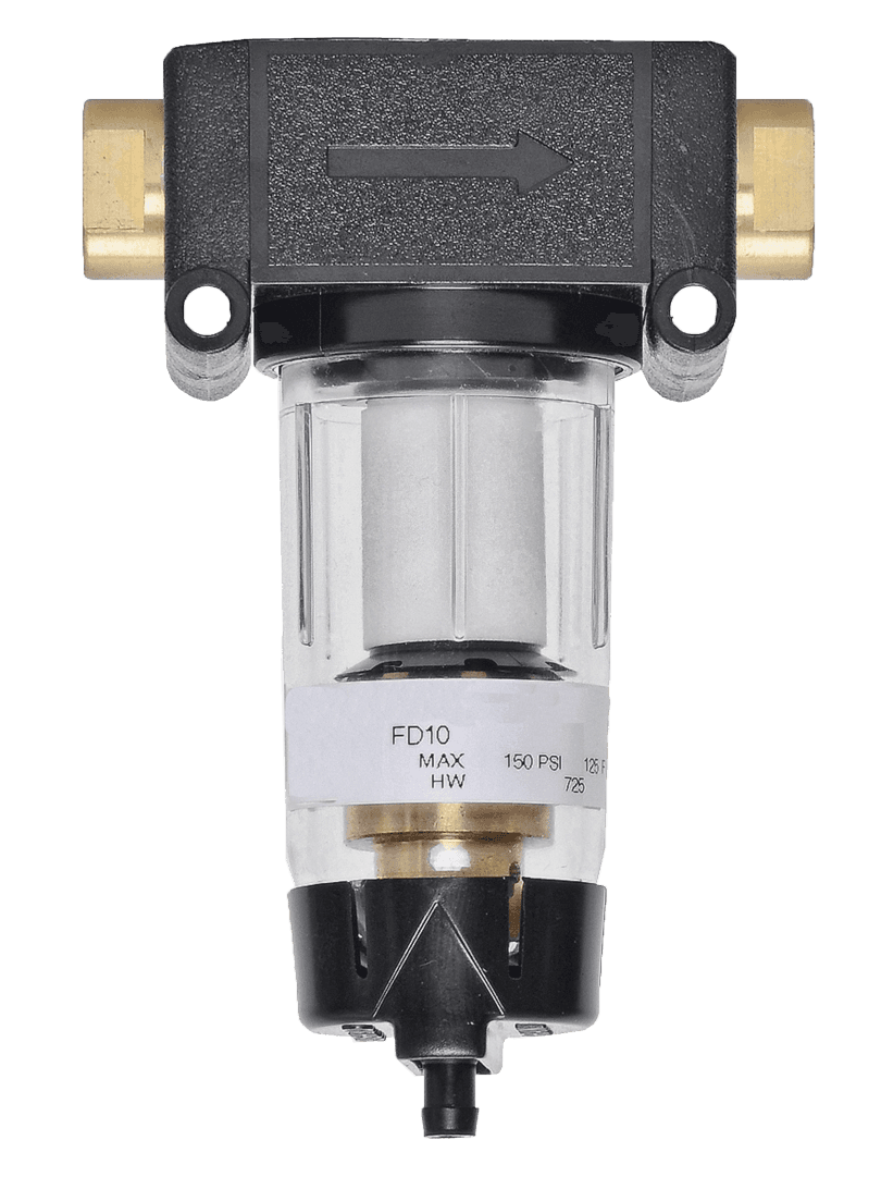 ROSS Controls 5B06B0400 Filter Bantam Series, Manual Drain, Metal Bowl, 5 µm Polyethylene Filter, No Gauge, Tube Fittings 6mm BSPP 5B06B0400 on Applied Automation