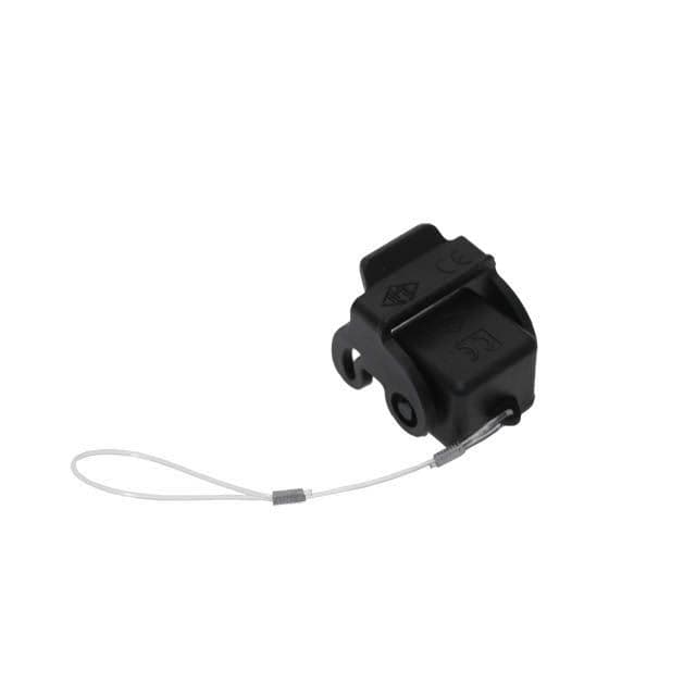 Mencom CK-03CXN Plastic, Rectangular Cover, size 21.21, latch & gasket for female inserts, Black CK-03CXN on Applied Automation