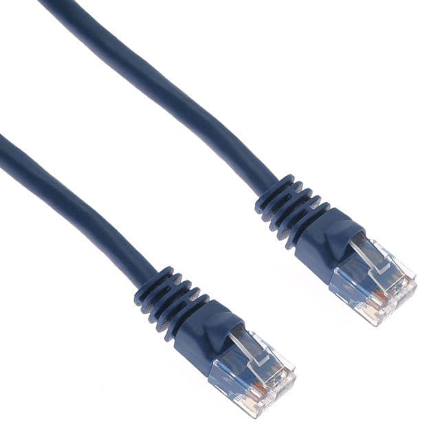 Mencom RJ45-IC-10-BU Panel Interface Connector Accessory & Ethernet, Over-molded RJ45 cable, 10', Blue, PVC RJ45-IC-10-BU on Applied Automation