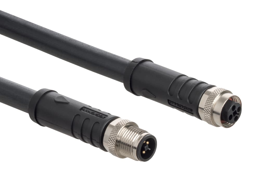 Schmersal V-SK4P-M12P-S-G-10M-BK-2-X-T-4 Connecting cables; M12 V-SK4P-M12P-S-G-10M-BK-2-X-T-4 on Applied Automation