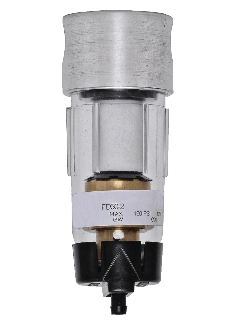 ROSS Controls C5022B1010 Filter Minature Series, Auto Drain, Metal Bowl, 5 µm Polyethylene Filter, No Gauge, Threaded Ports 1/8" BSPP C5022B1010 on Applied Automation