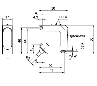 SensoPart 573-52002 573-52002 SENSOPART - Infrared through-beam sensor, FS 50 I-PAL4 573-52002 on Applied Automation