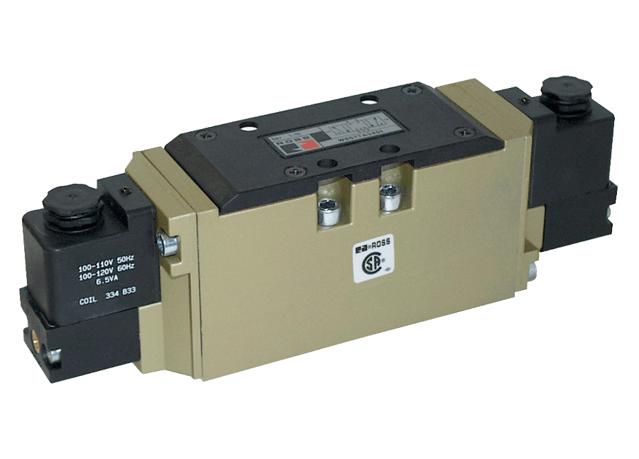 ROSS Controls W6577A3407Z ISO 5599-2 Valve, Size 2, W65 Series, 5/2 Double, Solenoid Controlled, Spool & Sleeve, 110/120 VAC W6577A3407Z on Applied Automation