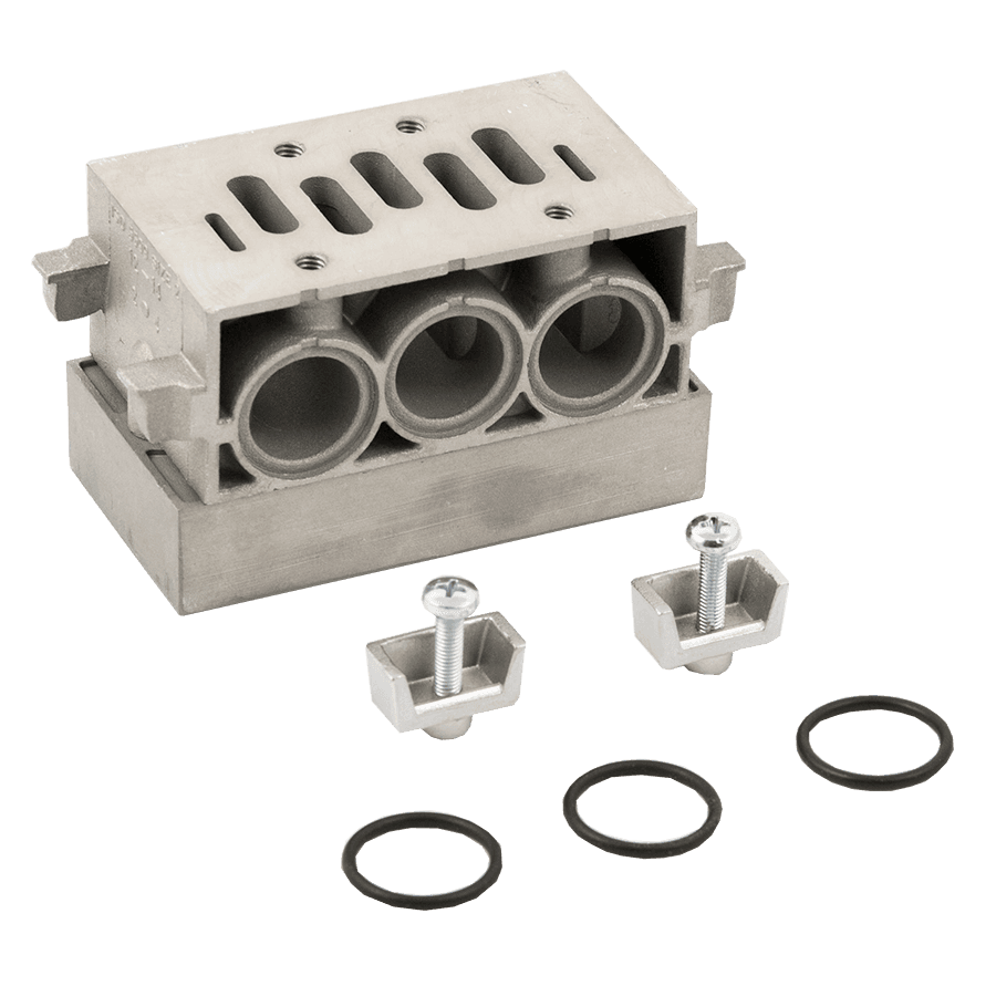 ROSS Controls 533K91W ANSI Manifold Base, Size 1, 3/8" Ports NPT, 1 Light 533K91W on Applied Automation