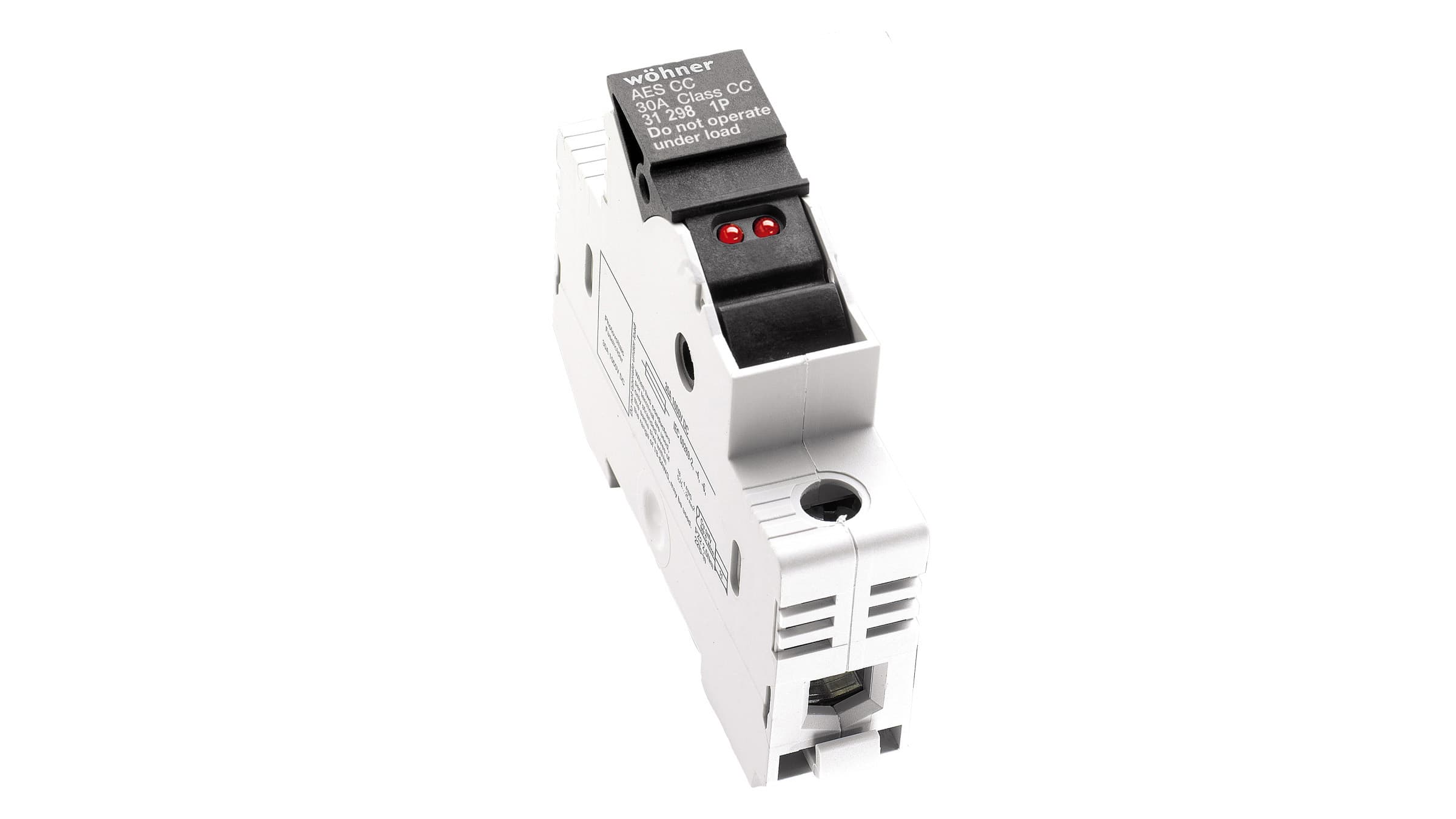 Sprecher + Schuh 31298 Sprecher + Schuh 31298 - Ambus Fuse Block, Class CC, 1-Pole, 30A, 600V AC/DC, LED Indicator, cULus/ CSA 31298 on Applied Automation